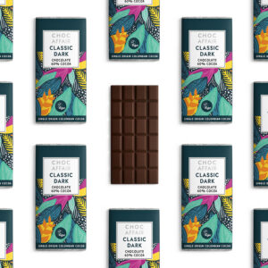 Choc affair dark chocolate bars 90g