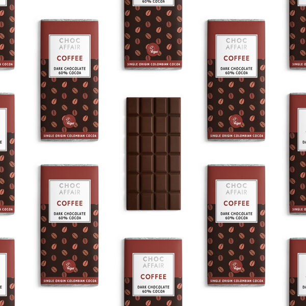 Multiple Coffee Dark Chocolate bars - Choc Affair Trade