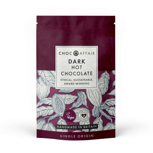 Paper Pouch Dark Hot Chocolate Flakes