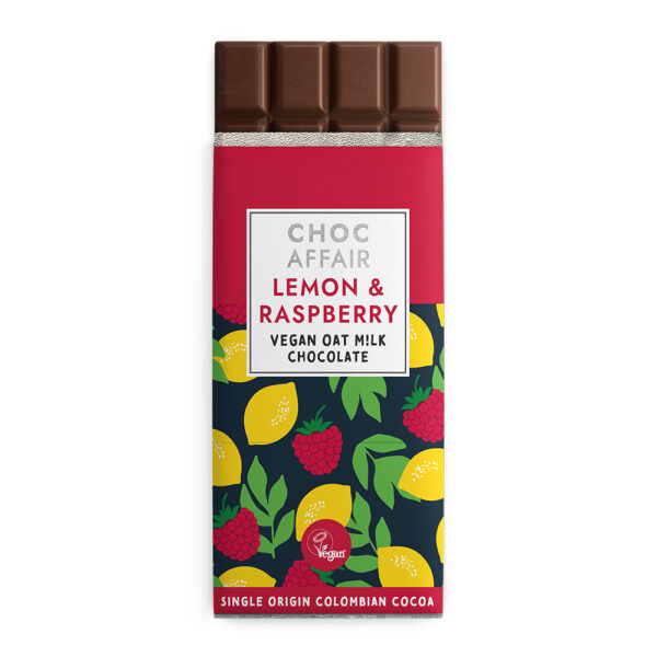 Lemon & raspberry oat m!lk chocolate bar