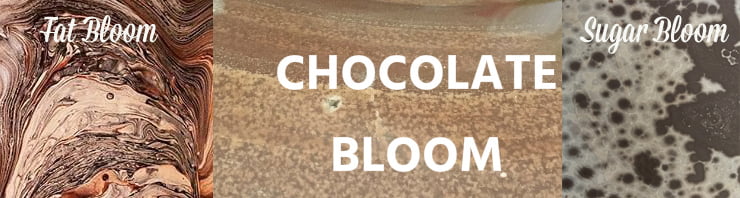 Chocolate bloom in chocolate 