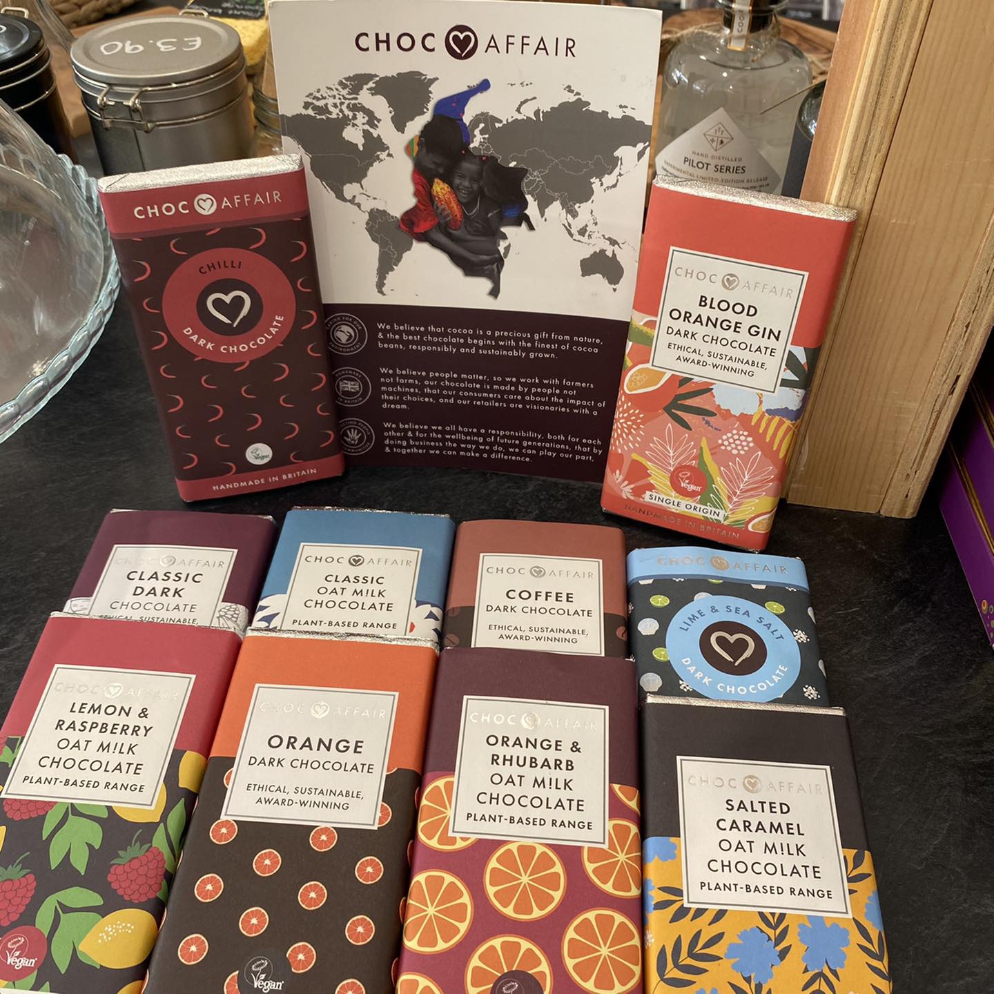 Choc Affair Product Display 