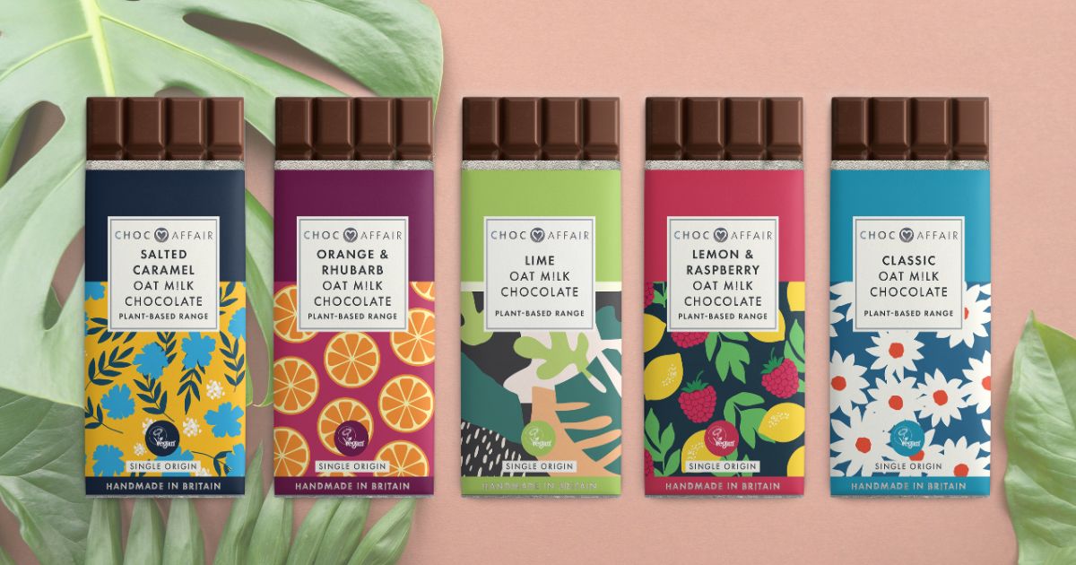 4 oat milk chocolate bars