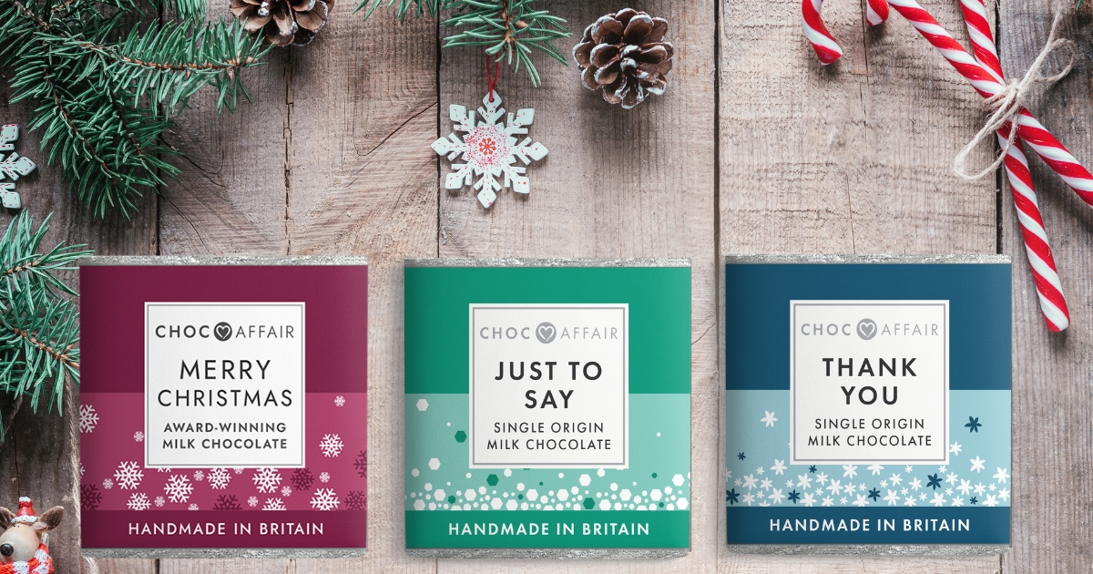 Chocolate bars with messages